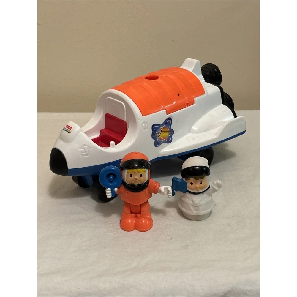 2010 Fisher Price Little People Rumble n Blast Space Ship 2 Figures T7171